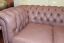 Divano chesterfield rosa